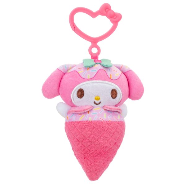 HKT0014-Hello-Kitty-4in-Plush-Clip-On-Ice-Cream-My-Melody-OP-Front-lpr