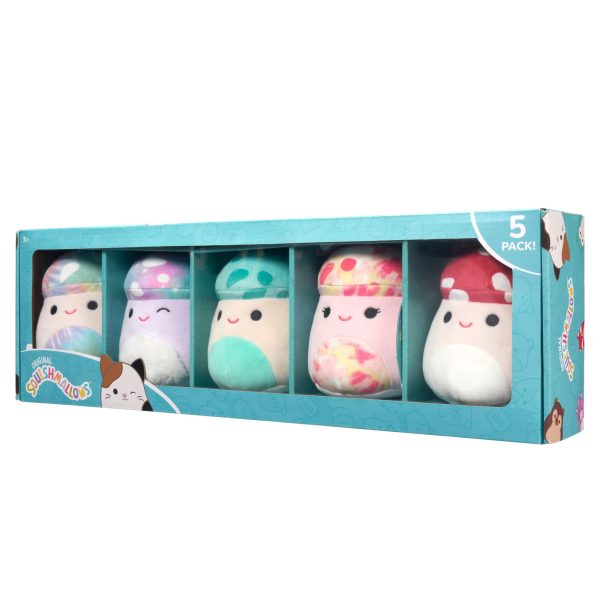 SQCR03979-Squishmallows-Mushroom5pk-5InchLittlePlush-IP-3QRTL-lpr