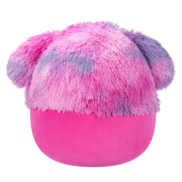 SQCR0555614.00NASQK-Squishmallows-14InchLargePlush-Woxie-MagentaBigfootWMulticoloredHair-OP-Back_lpr