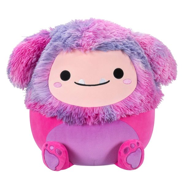 SQCR0555614.00NASQK-Squishmallows-14InchLargePlush-Woxie-MagentaBigfootWMulticoloredHair-OP-Front_lpr
