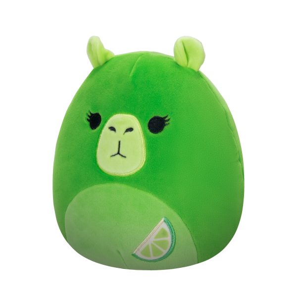SQCR06401-Sqiuhsmallows-8in-Scented-LittlePlush-SelectSeries-LimeCapybara-OP-3QrtL-lpr