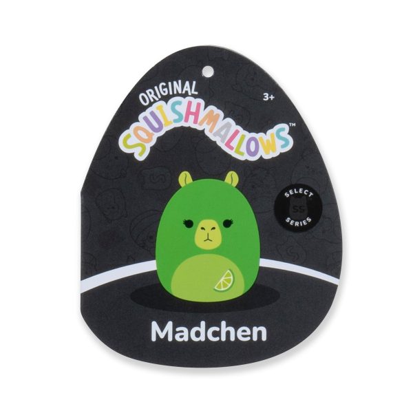 SQCR06401-Sqiuhsmallows-8inScented-LittlePlush-SelectSeries-LimeCapybara-IP-TagClosed-lpr