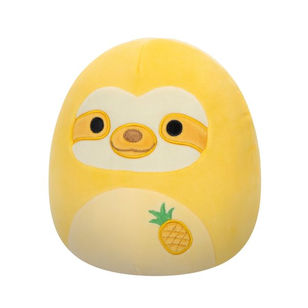 SQCR06532-Sqiuhsmallows-8inScented-LittlePlush-SelectSeries-PineappleSloth-OP-3QrtL-lpr