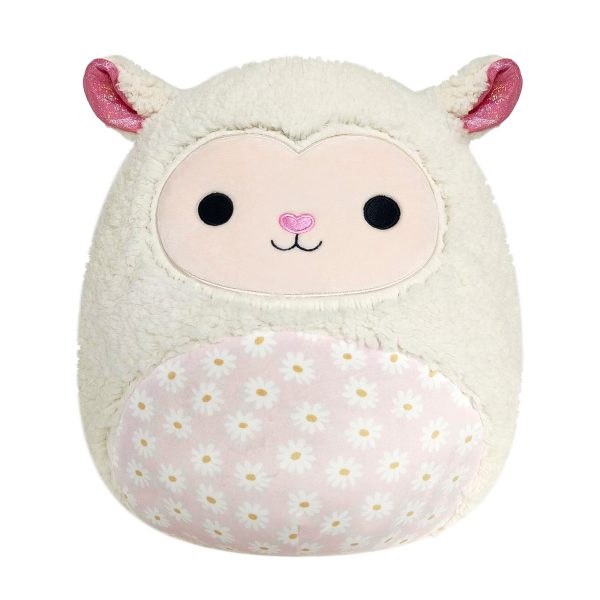 Squishmallows-14in-Fuzzy-Lamb-Flower-Pastel-Pattern-SQA22-014-FPL-factory-FRONT-lpr