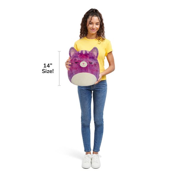 Squishmallows-14in-Pink-Tie-Dyed-Cat-Wave-16-SQK2627-3QRT-Scaleimage